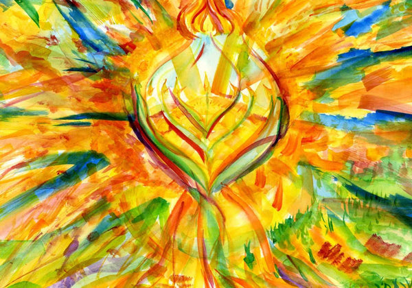 Birkat Hachama, Blessing Of The Sun - Painting By Sheva Chaya // Safed ...